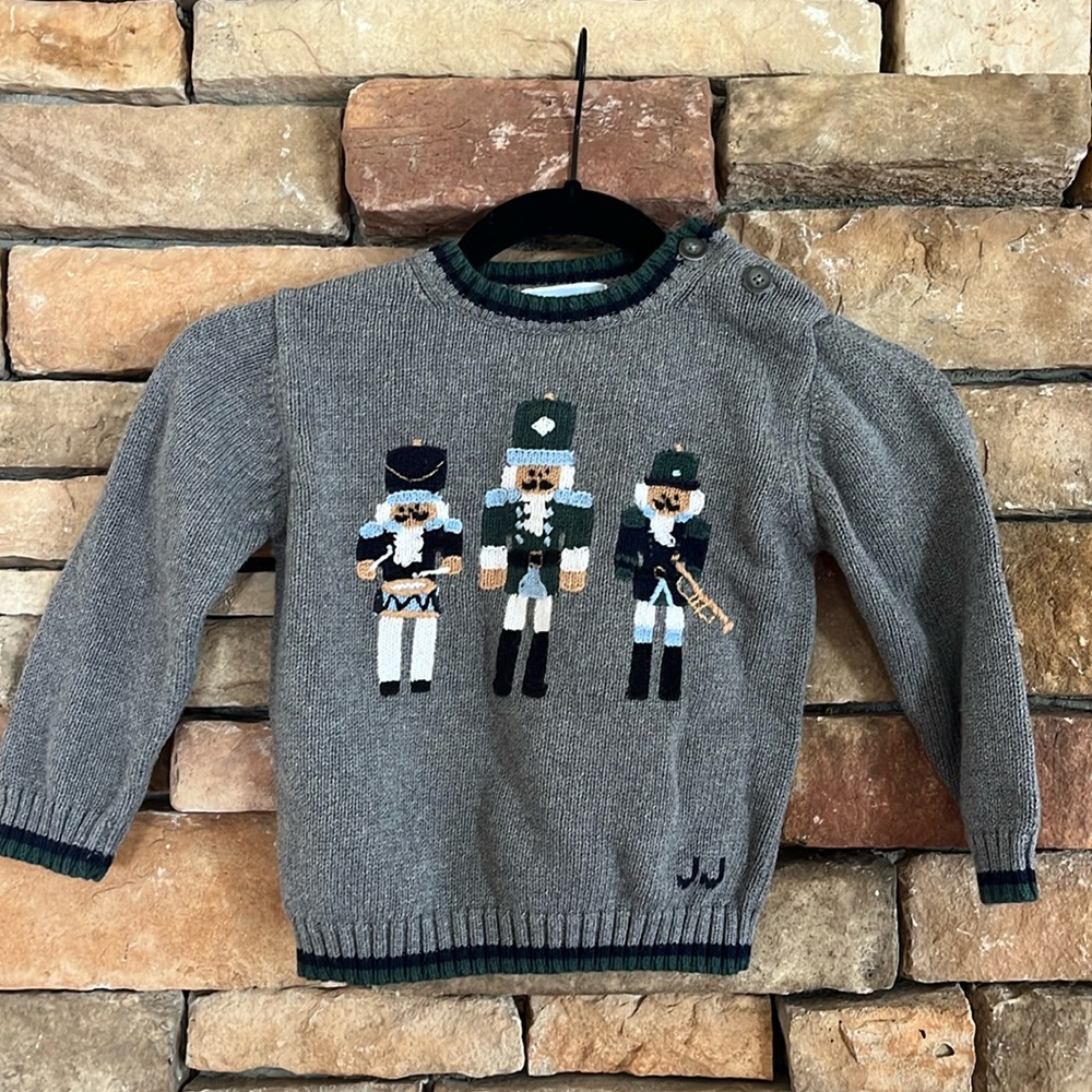 Janie and Jack boys Christmas Drummers Sweater
